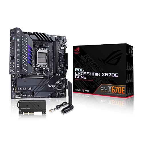 ASUS ROG CROSSHAIR X670E GENE マザーボード AM5 41Aj+A83rsL.jpg